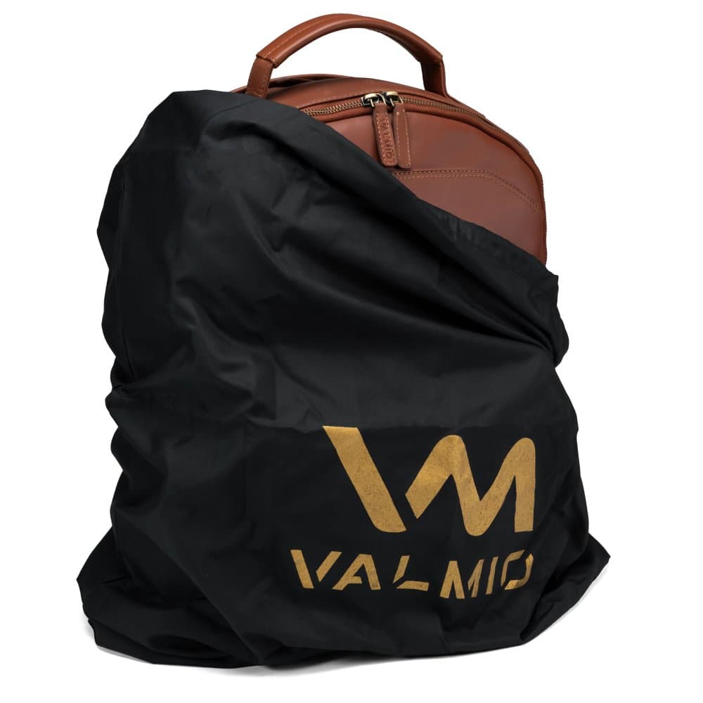 VALMIO Kožený batoh Royal koňakový Hnědá Objem 20 L 3