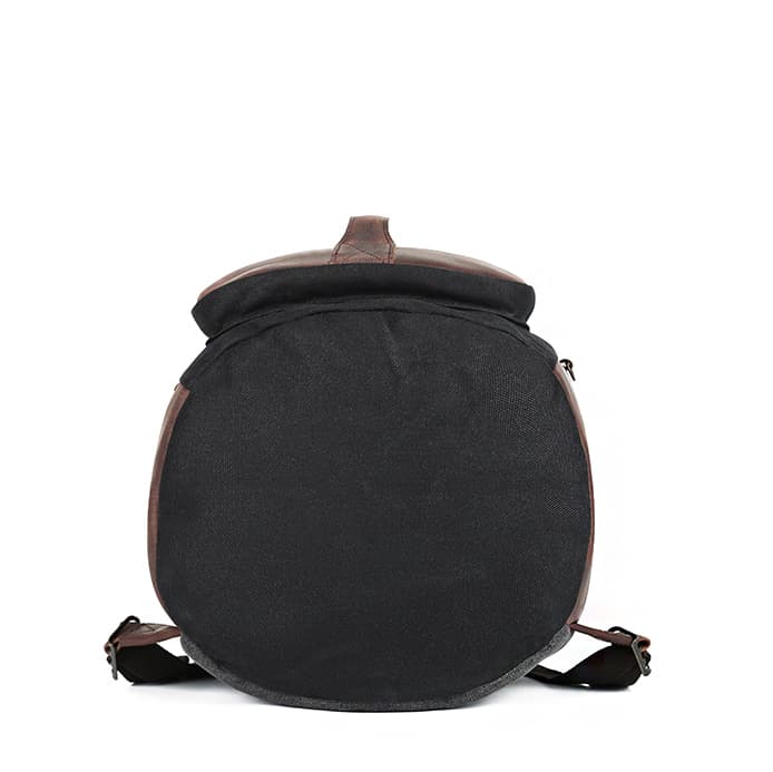 VALMIO Kožený batoh Grano Černá Objem 25 L 6