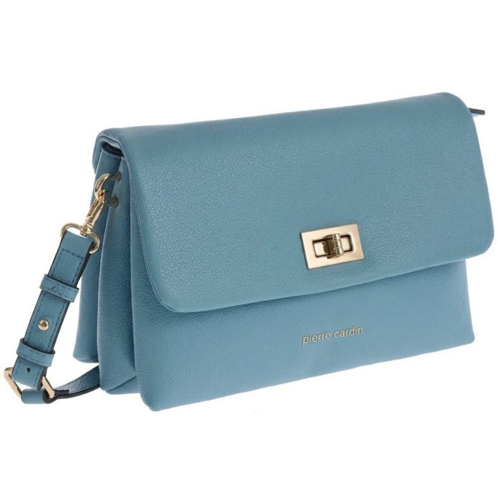 Pierre Cardin Elegantní dámská kabelka 7421 Azurová Modrá 7421-FR09-AZZUR 3