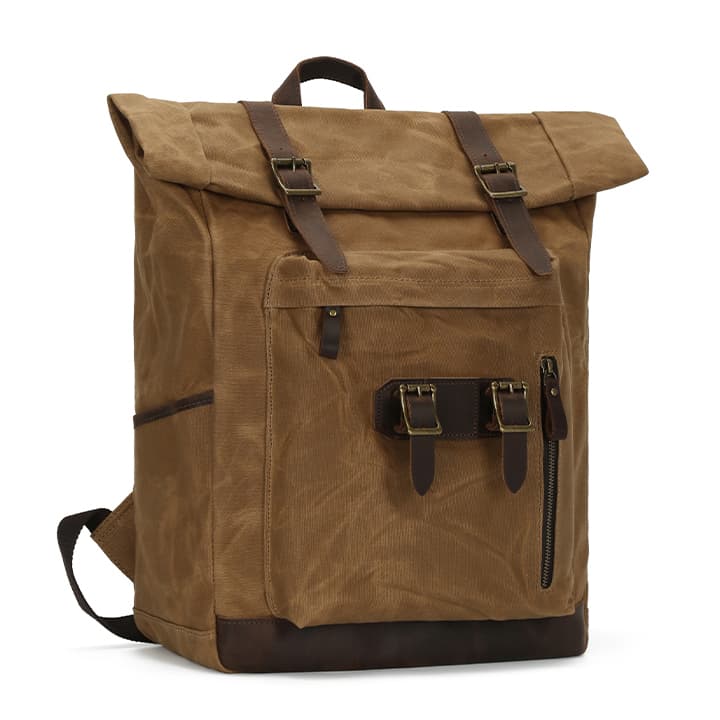 VALMIO Vintage batoh 6501 Hnědá Objem 22 L 5
