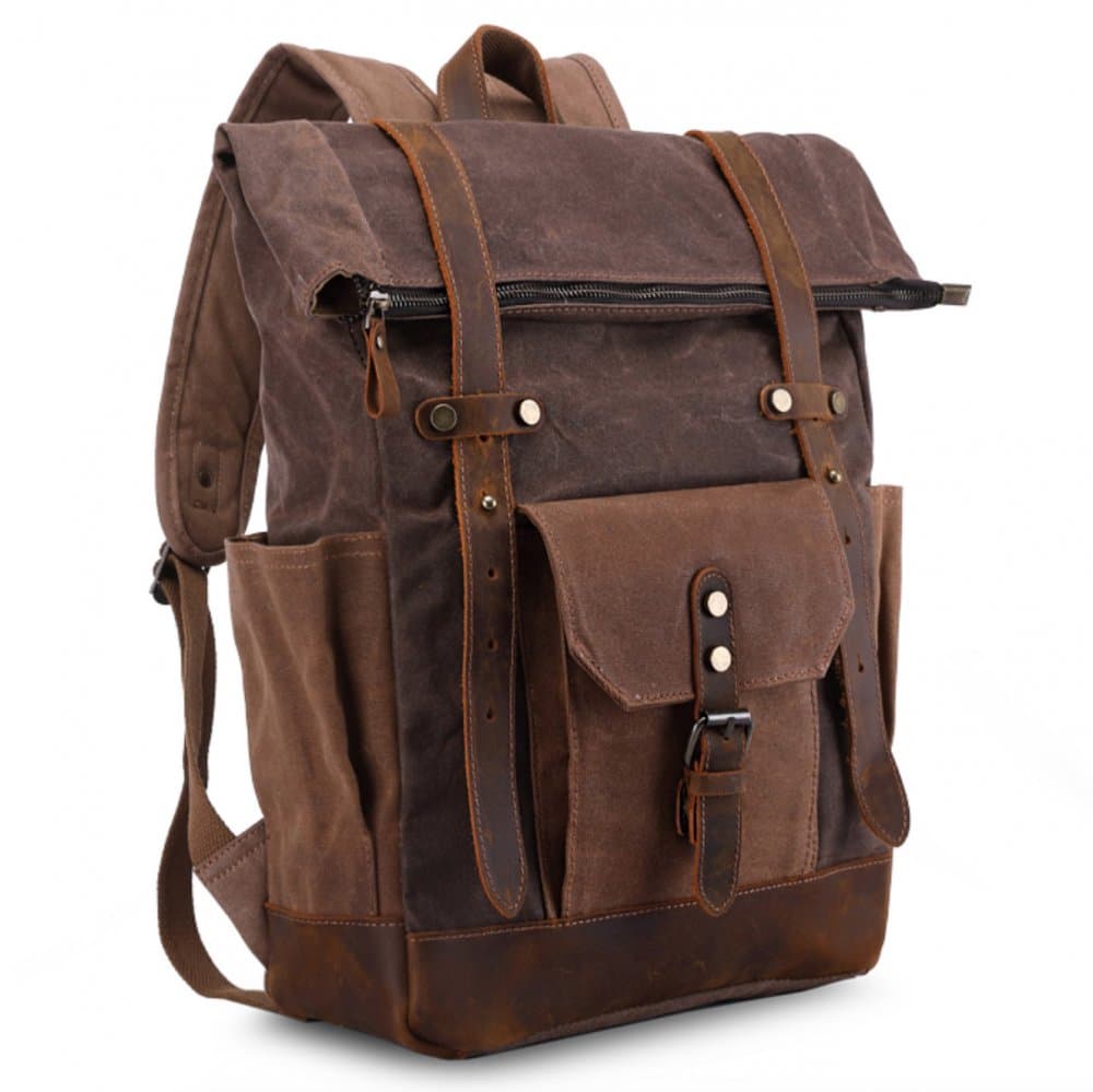 VALMIO Batoh městský Gwood - coffee Hnědá Objem 15 L 2