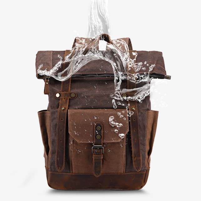 VALMIO Batoh městský Gwood - coffee Hnědá Objem 15 L 3