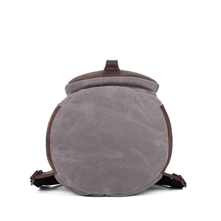 VALMIO Kožený batoh Grano Šedá Objem 25 L 5