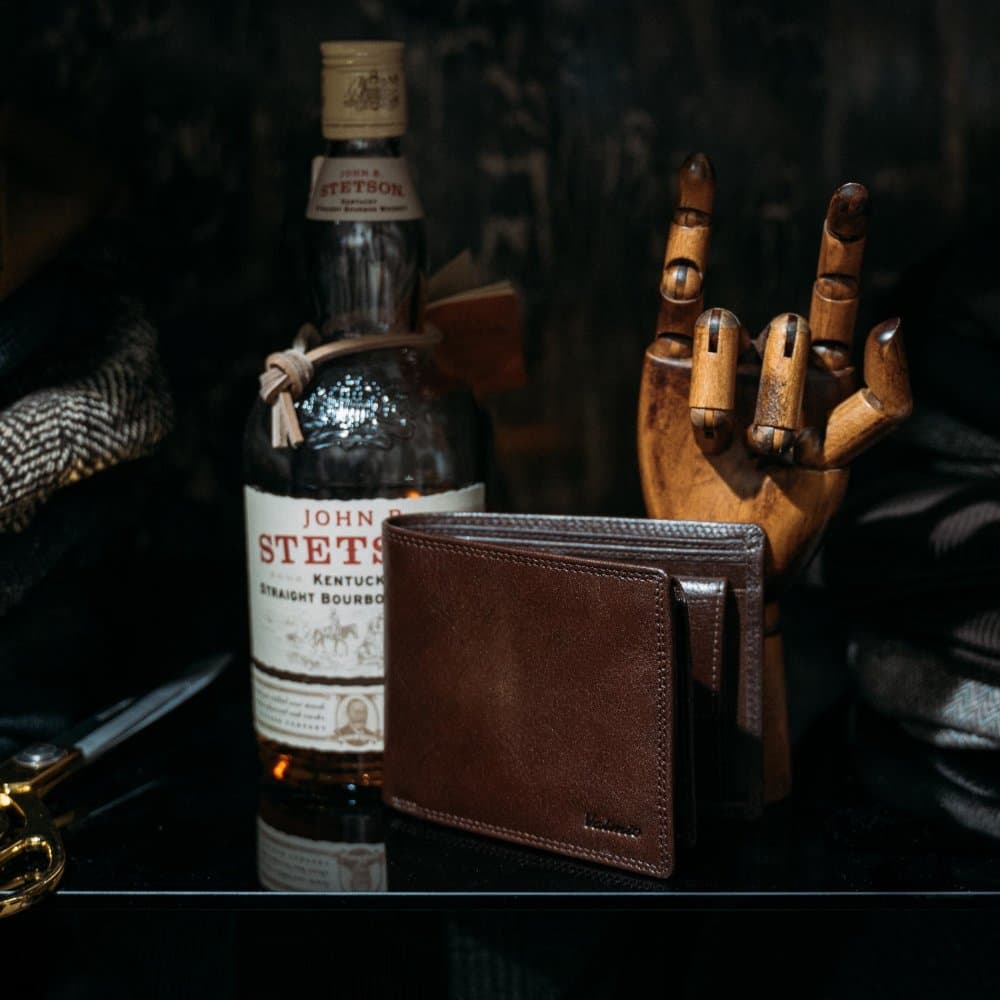 VALMIO Pánská peněženka Classic Brown Hnědá 3
