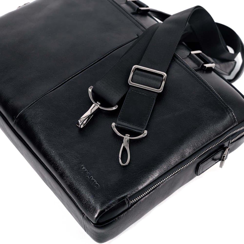 VALMIO Taška z pravé kůže Gentry Black 5