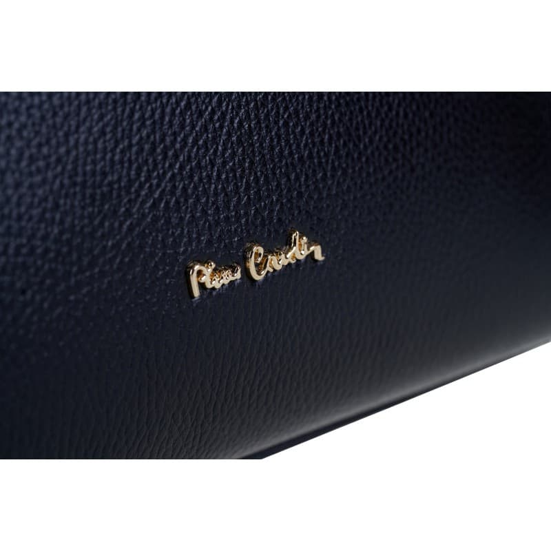 Pierre Cardin Dámská kožená kabelka 1925 DOLLARO Black Černá 1925-BLACK 5
