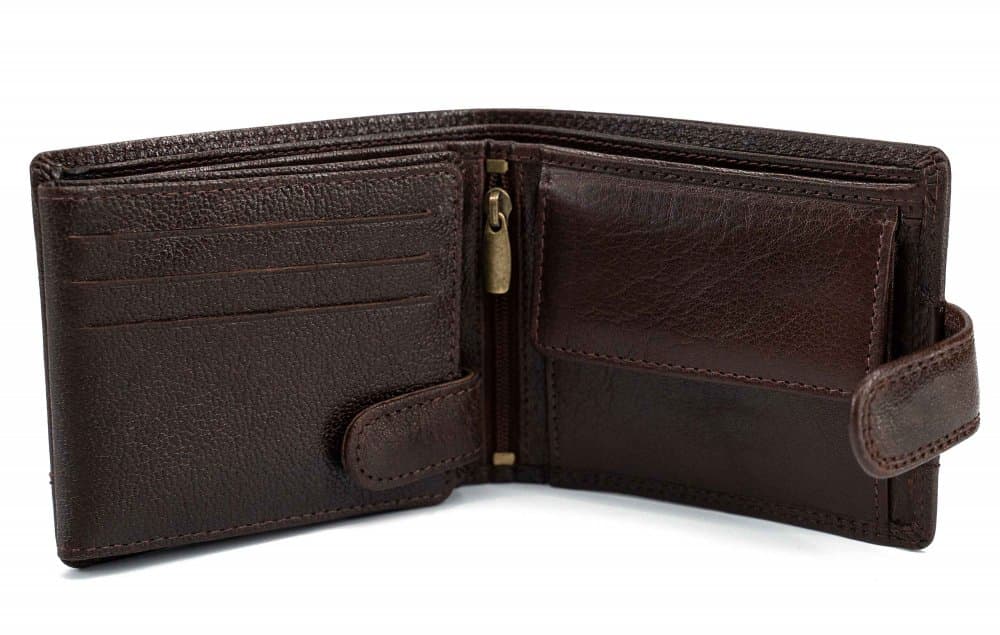 VALMIO Pánská peněženka Classic Brown Hnědá 5