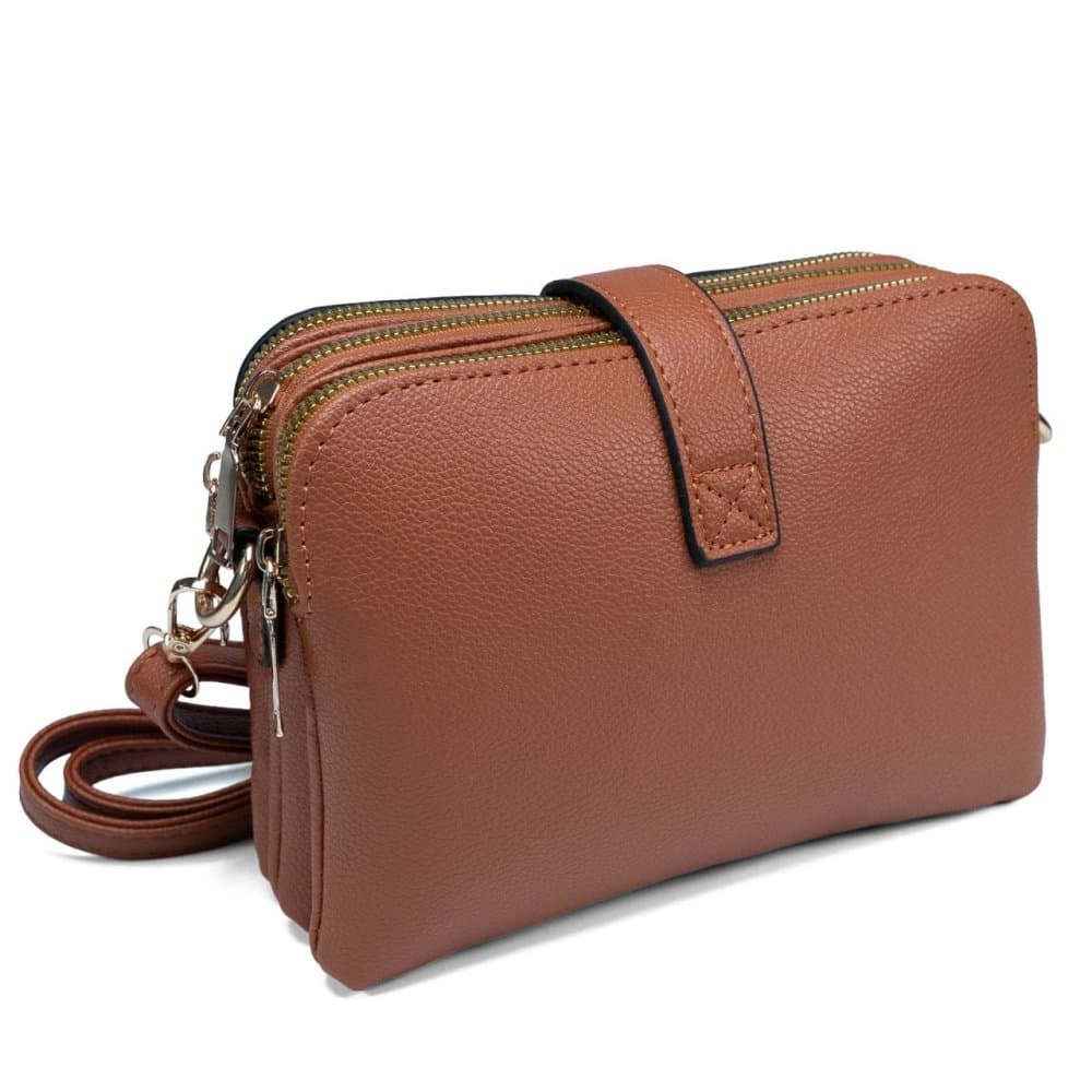 VALMIO Dámská crossbody kabelka Fidela kávová 3