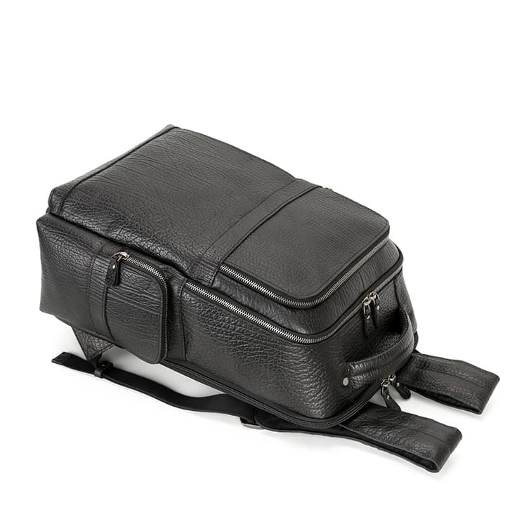 VALMIO Kožený batoh PB-88 Černá Objem 26 L 6