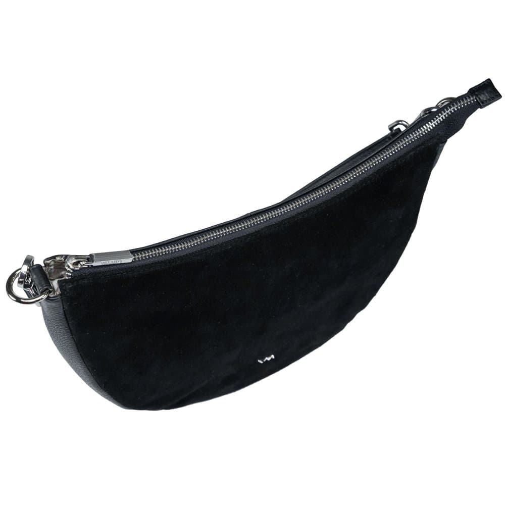 VALMIO Dámská kožená crossbody kabelka Selena - černá 4