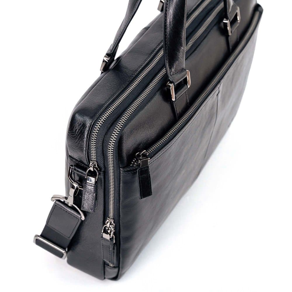 VALMIO Taška z pravé kůže Gentry Black 4