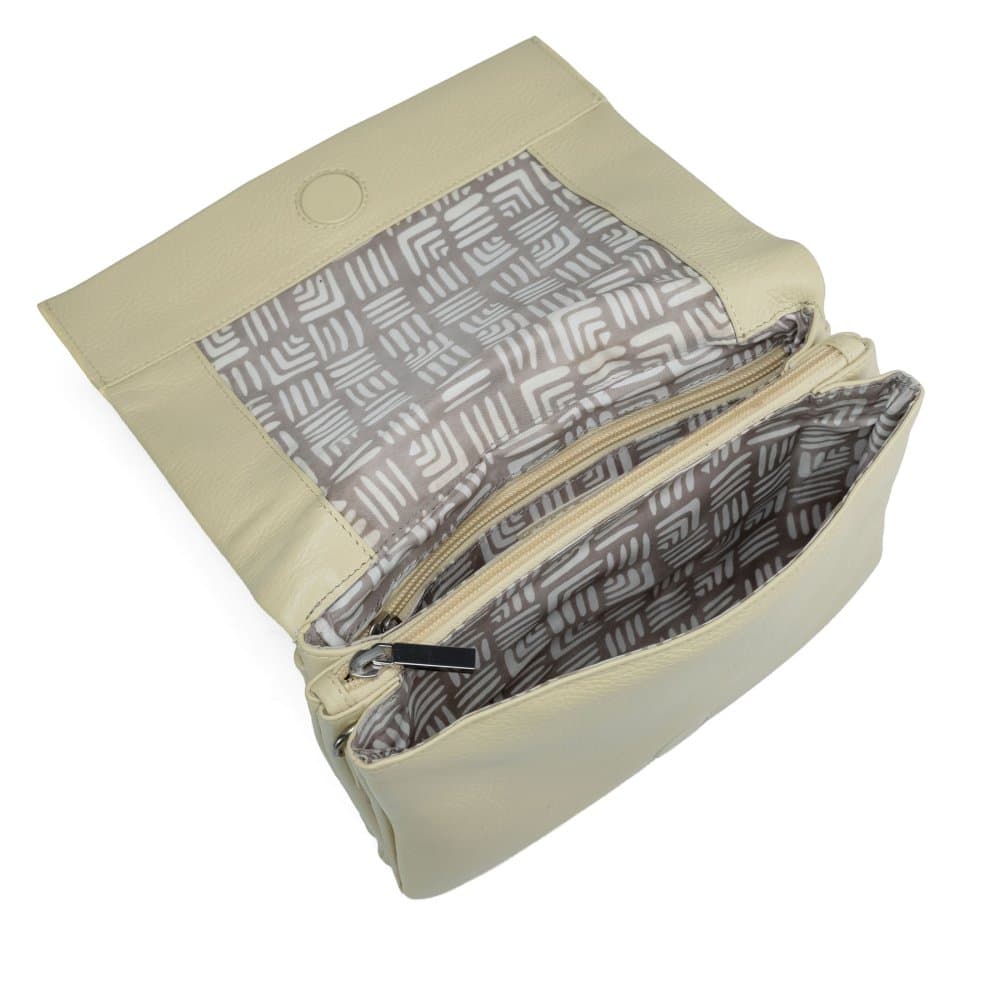 VALMIO Dámská crossbody kabelka Lonzo - světle žlutá 6