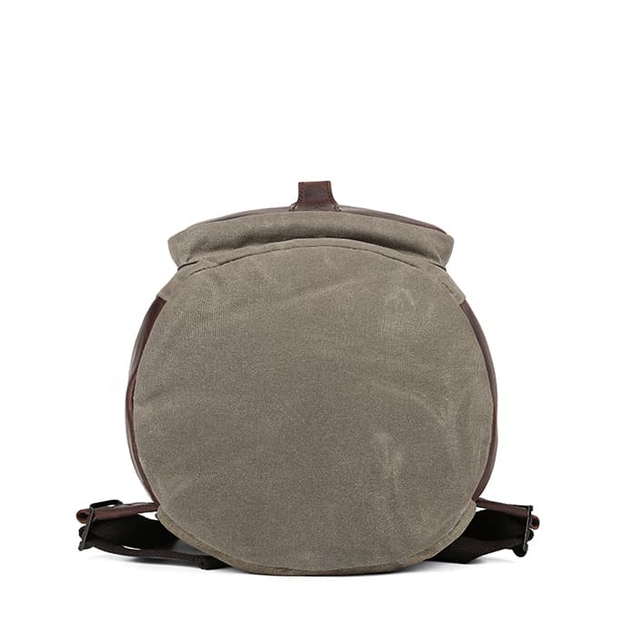 VALMIO Kožený batoh Grano Zelená Objem 25 L 5