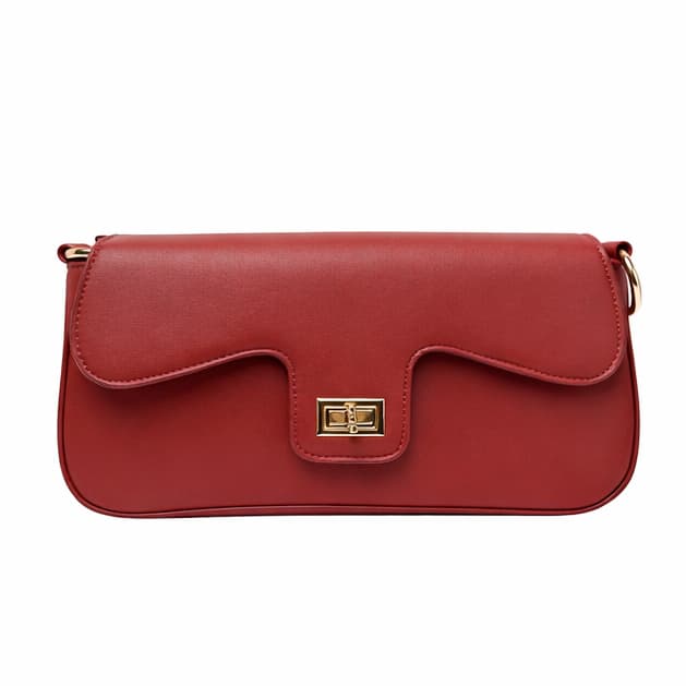 Pierre Cardin Elegantní dámská kabelka 2001 Červená Červená 2001-RED
