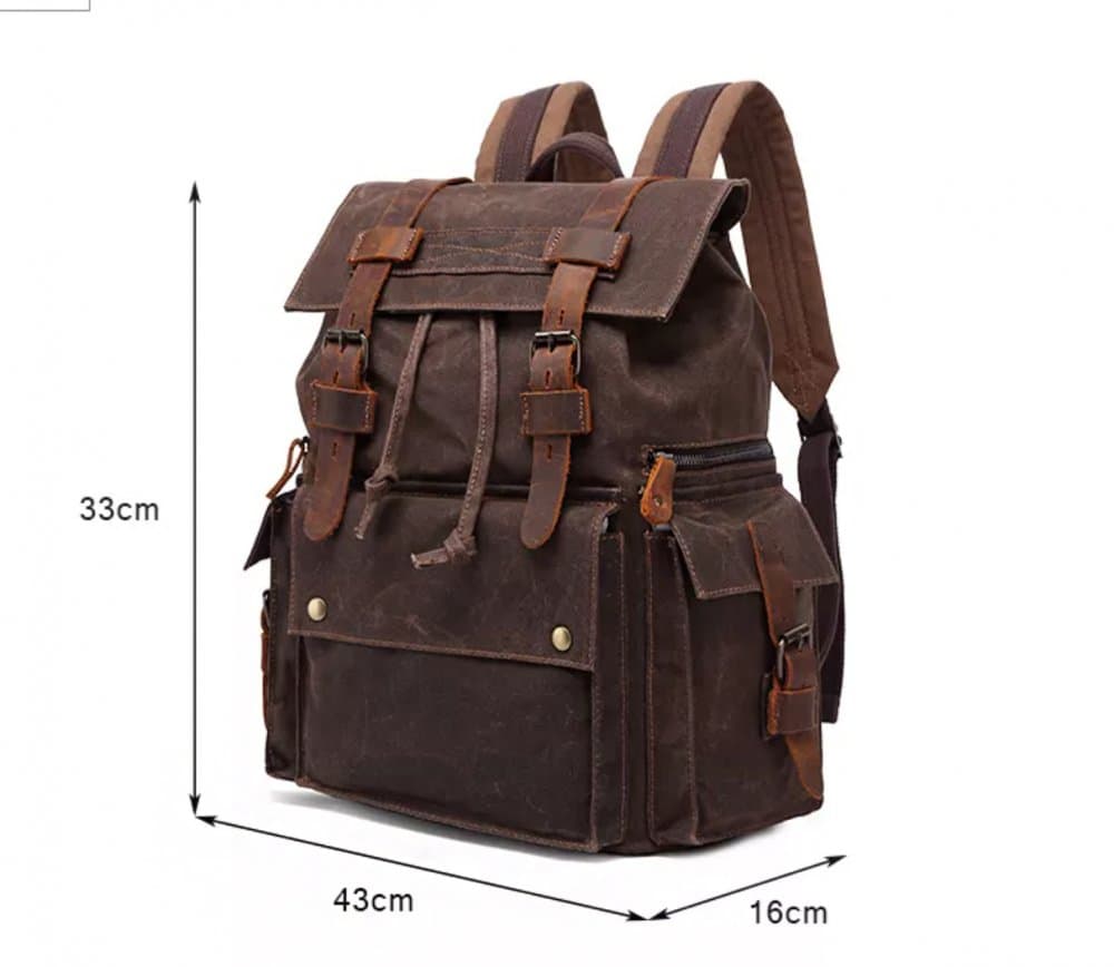VALMIO Batoh Waxi - coffee Hnědá Objem 20 L 5