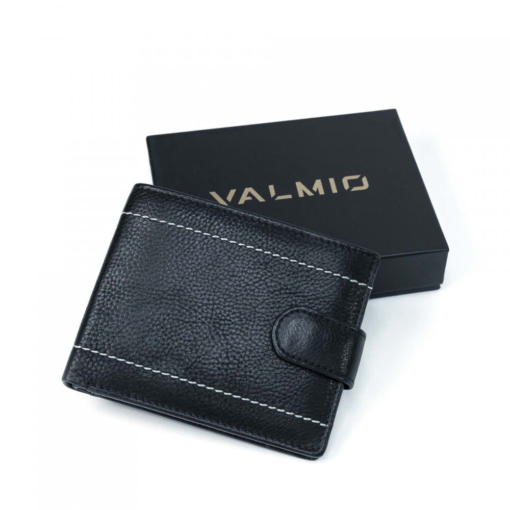 VALMIO Pánská peněženka Pelle Classic V6 Černá 2