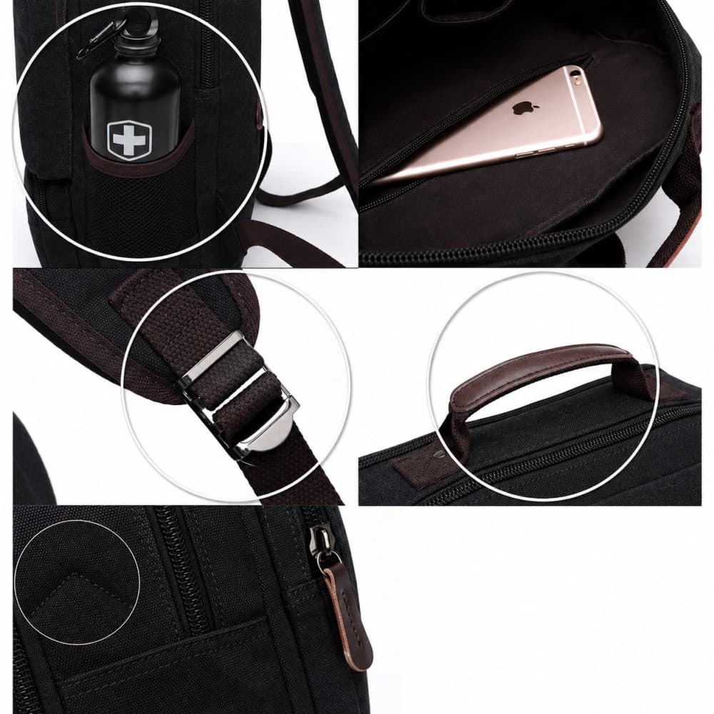 VALMIO Batoh Sity 133 Black Černá Objem 18 L 5