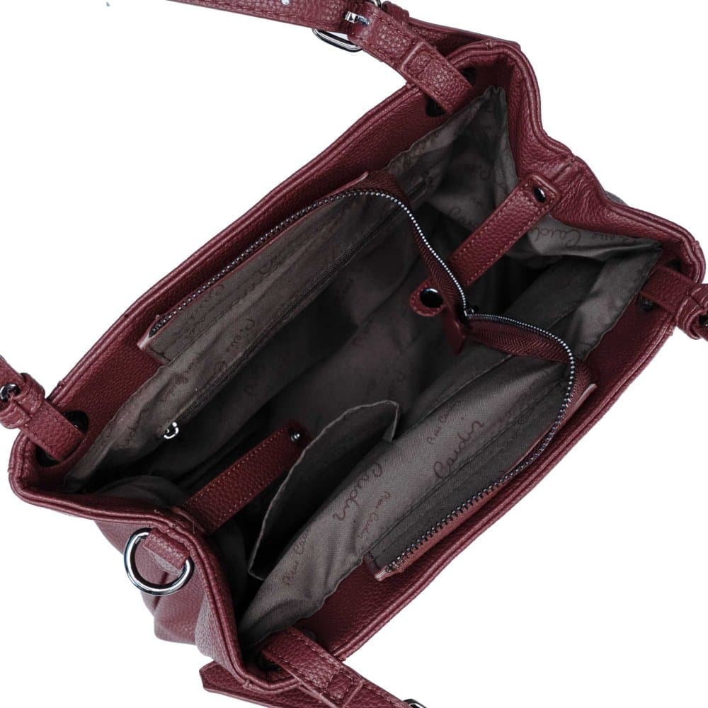 Pierre Cardin Dámská kabelka CH06 74382 vínová Vínová 74382-BORDO 3