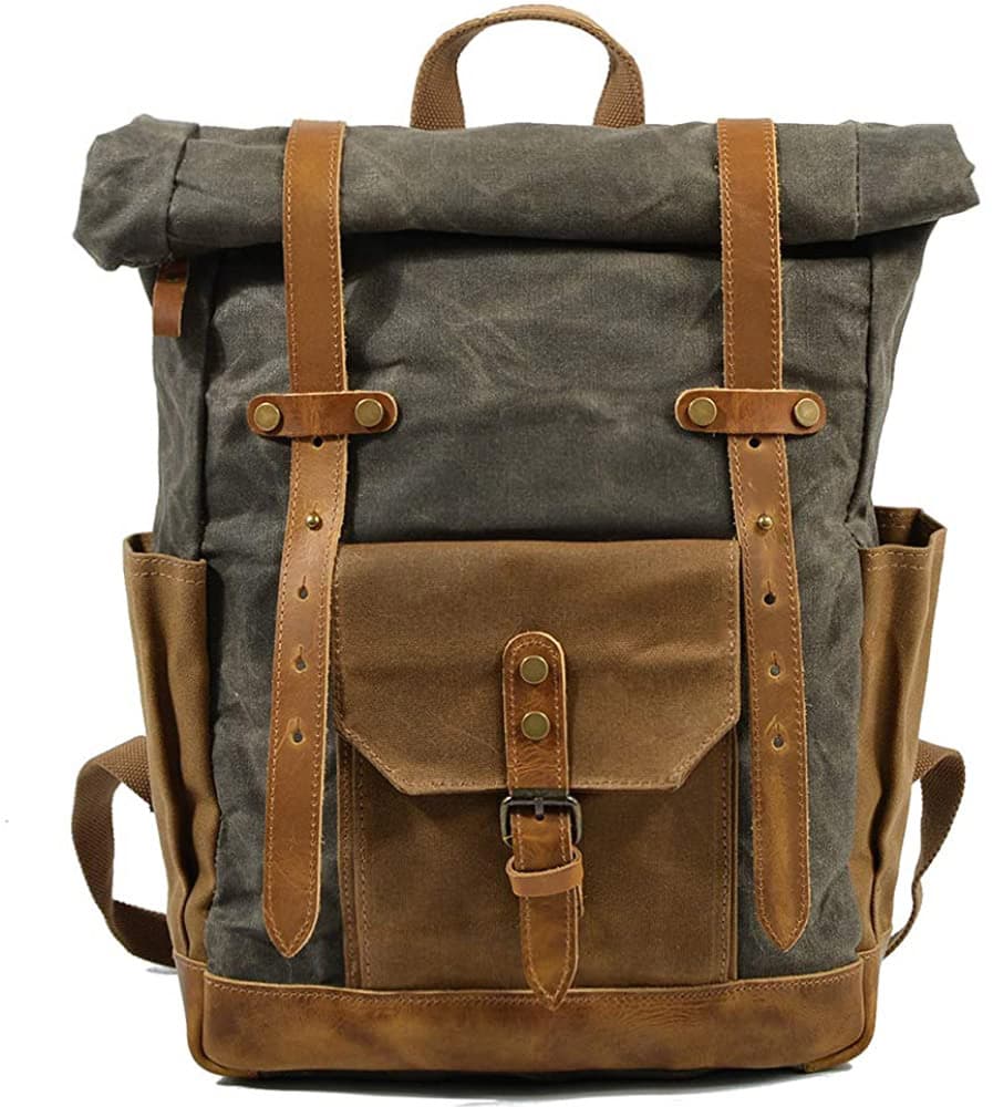 VALMIO Městský batoh Gwood - olivový Zelená Objem 15 L