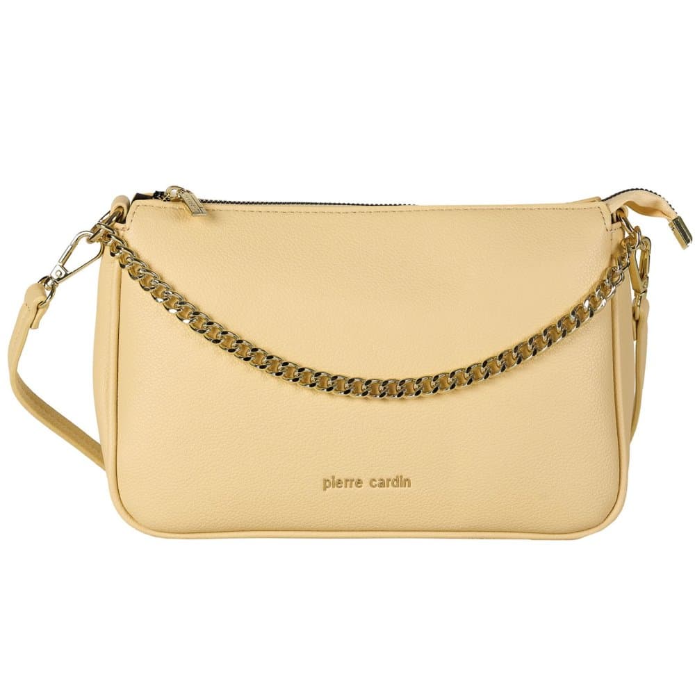 Pierre Cardin Elegantní dámská kabelka 3773 Žlutá Žlutá 3773-YELLOW 2
