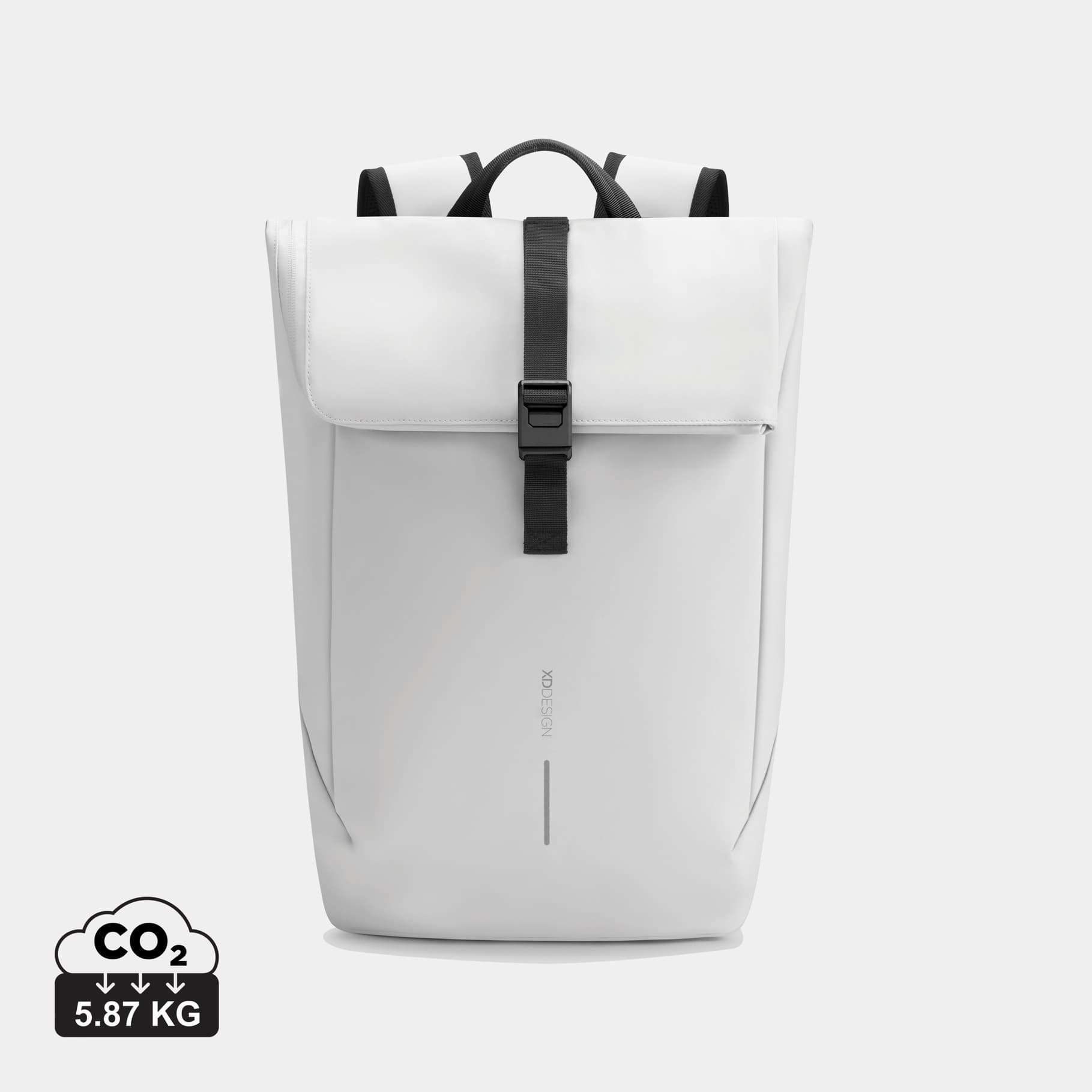 Voděodolný batoh s klopou, Urban, 16", XD Design, bílo/šedý 2