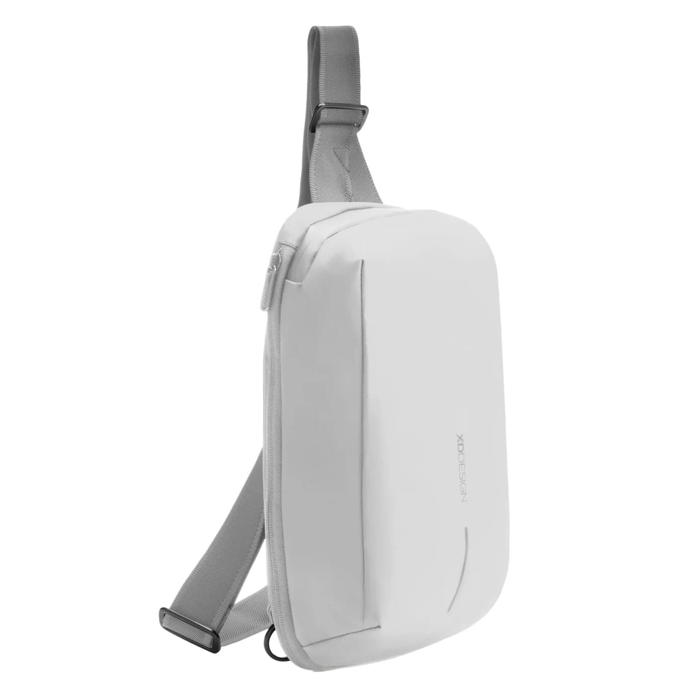 Voděodolný batoh přes rameno, Urban Sling, XD Design, bílo/šedý