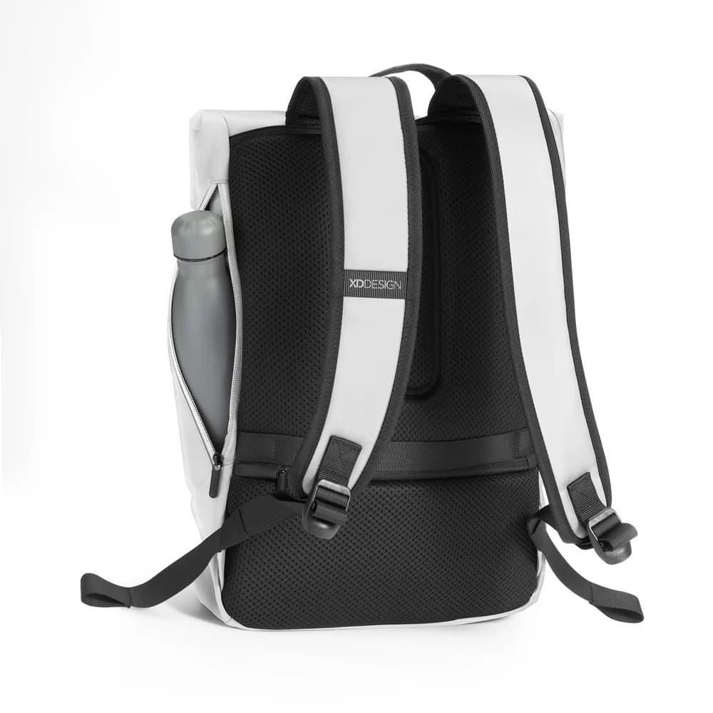 Voděodolný batoh s klopou, Urban, 16", XD Design, bílo/šedý 6