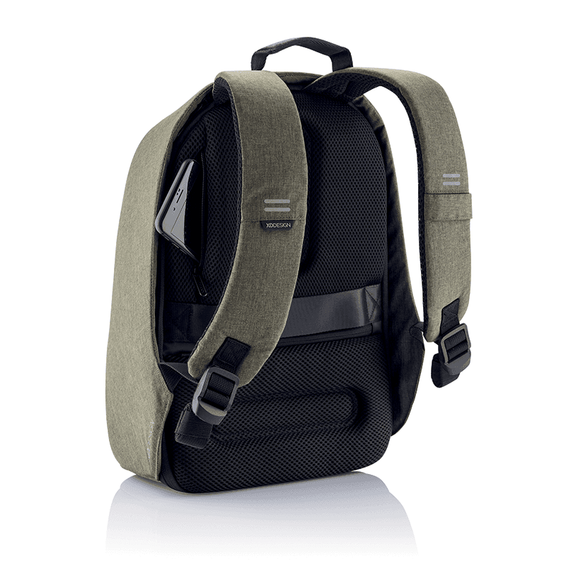 Bezpečnostní batoh, Bobby Hero Small, 13,3", XD Design, zelený 5