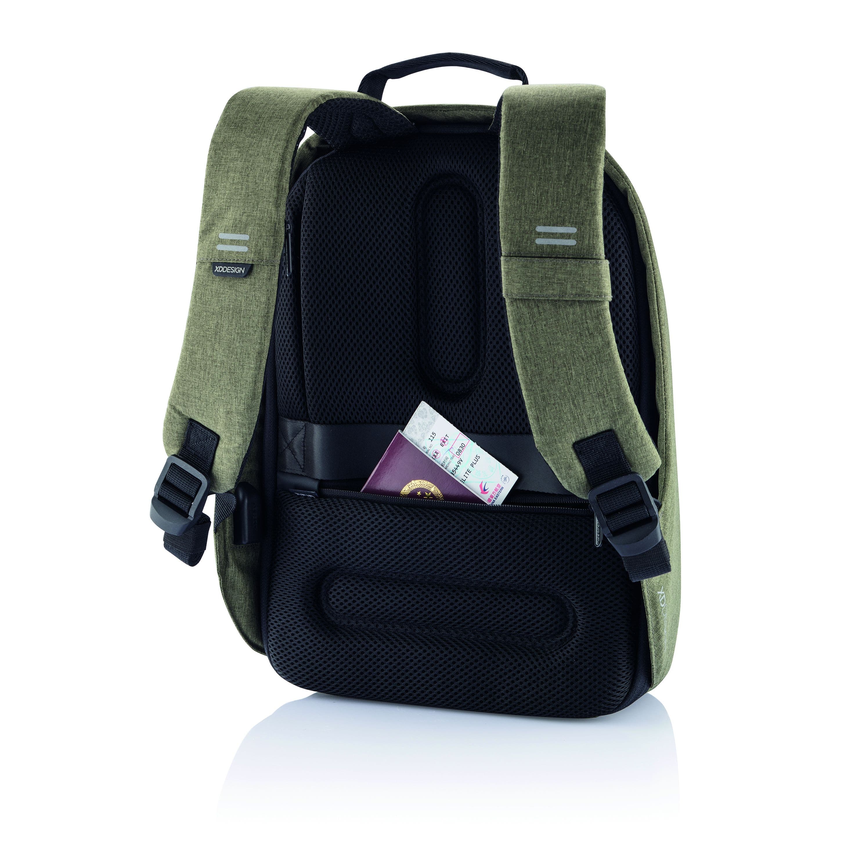 Bezpečnostní batoh, Bobby Hero Small, 13,3", XD Design, zelený 6