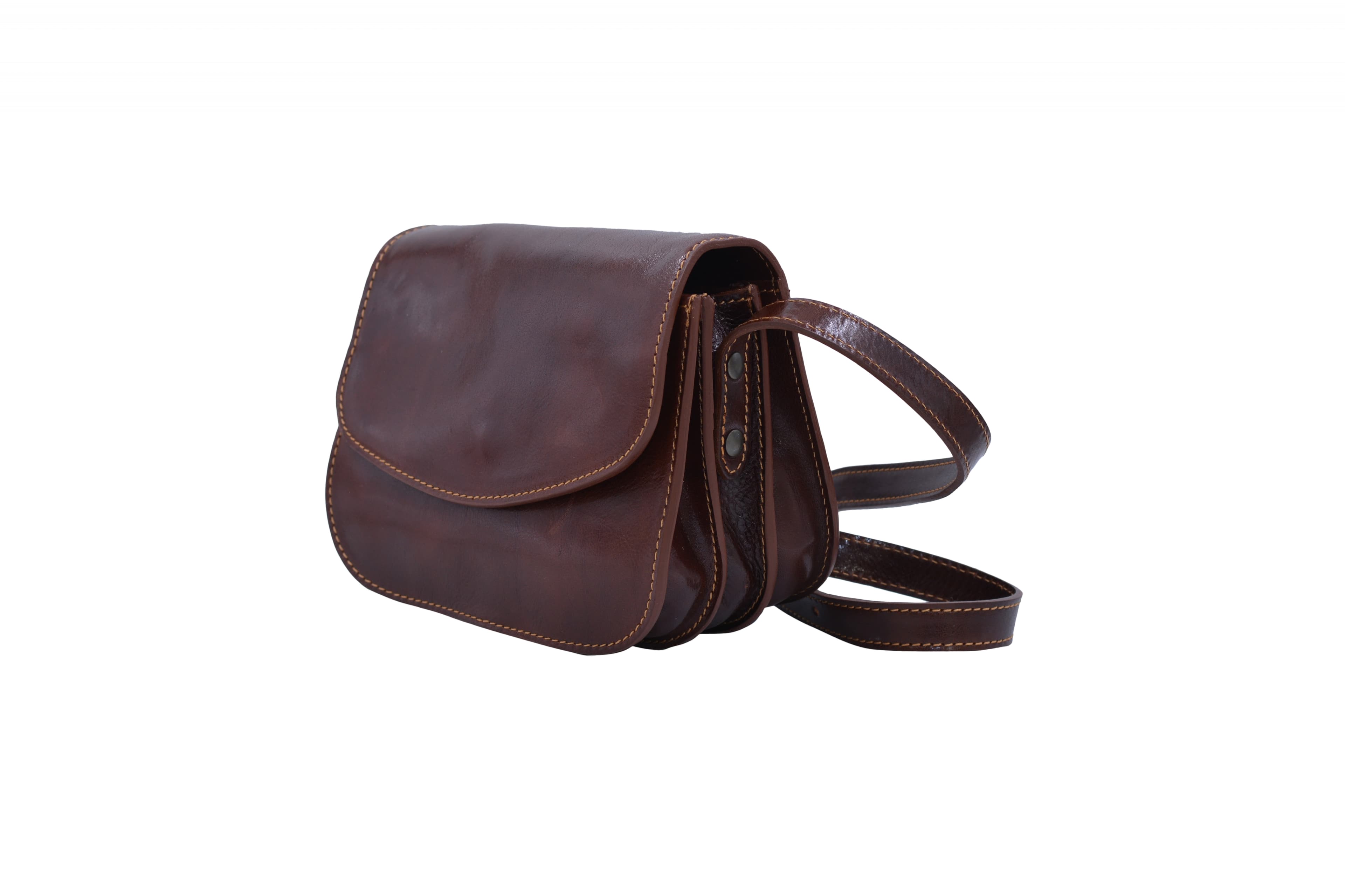 Dámská crossbody kabelka Hnědá
