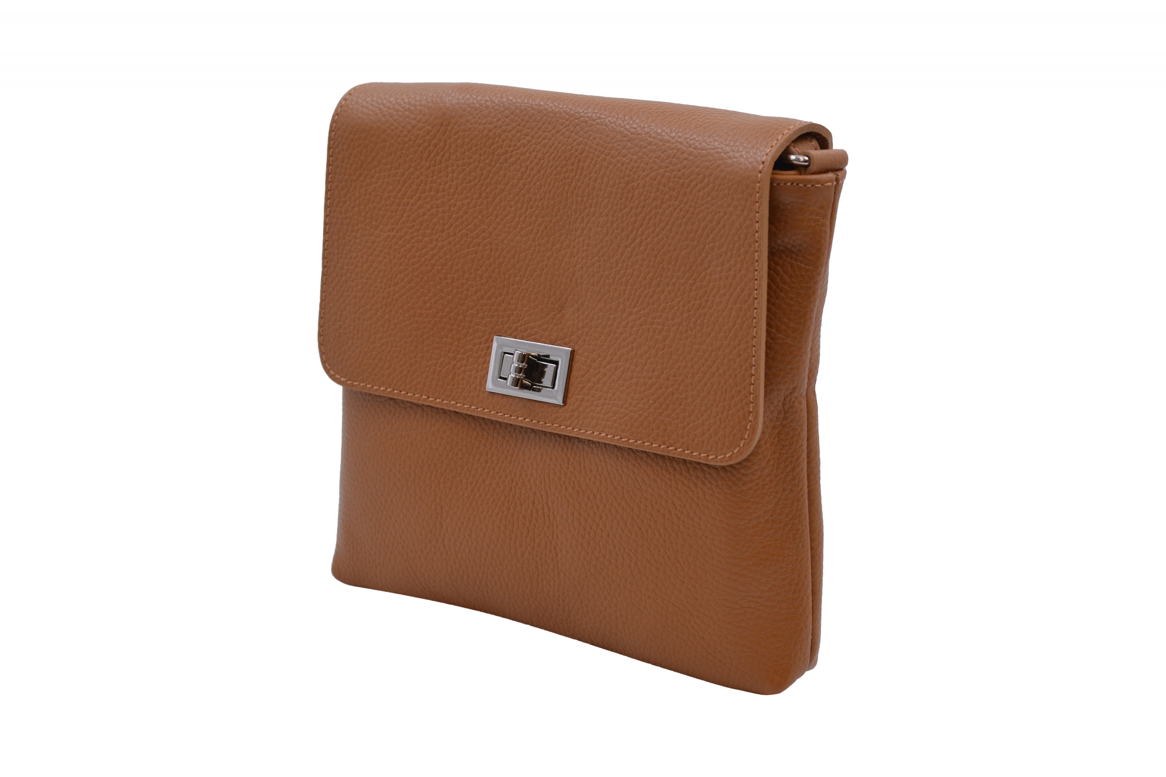 Kožená crossbody kapsa Rezavá