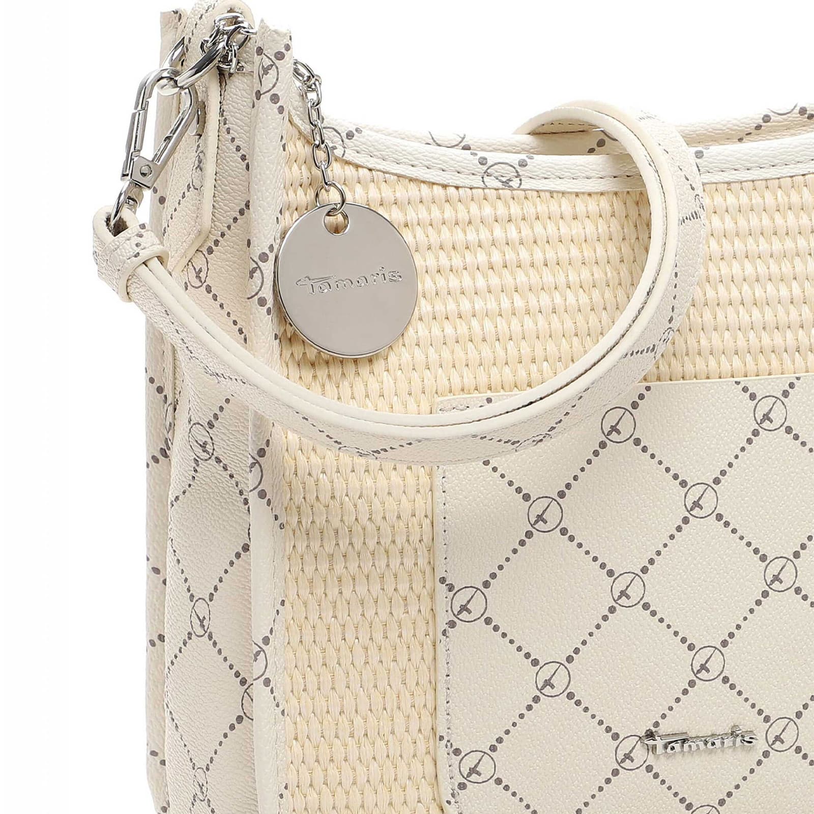 Crossbody kabelka Tamaris Luna, krémová 4