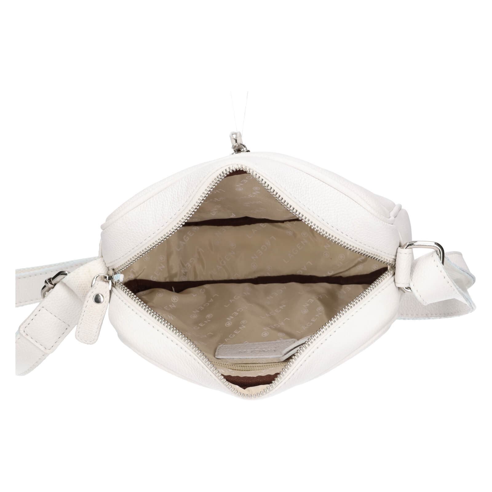 Crossbody kabelka Lagen Diane, bílá 5