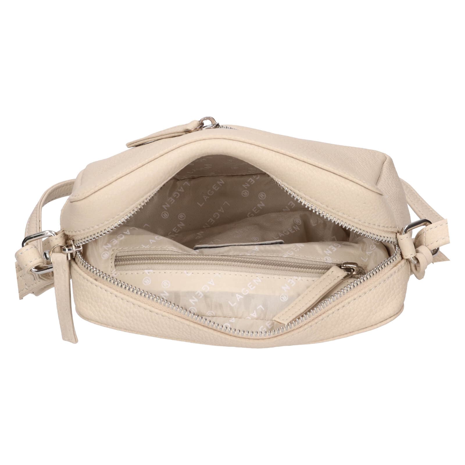 Crossbody kabelka Lagen Katren, béžová 6