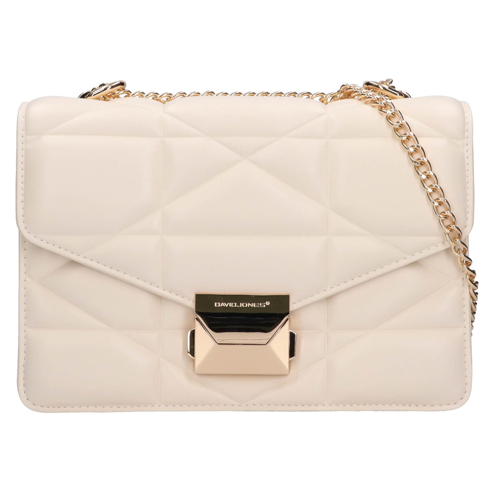Crossbody kabelka David Jones Montse, krémová