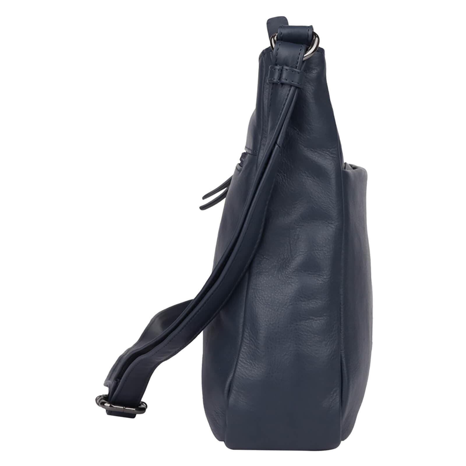 Kožená crossbody kabelka Bellicci Sydney, modrá 4