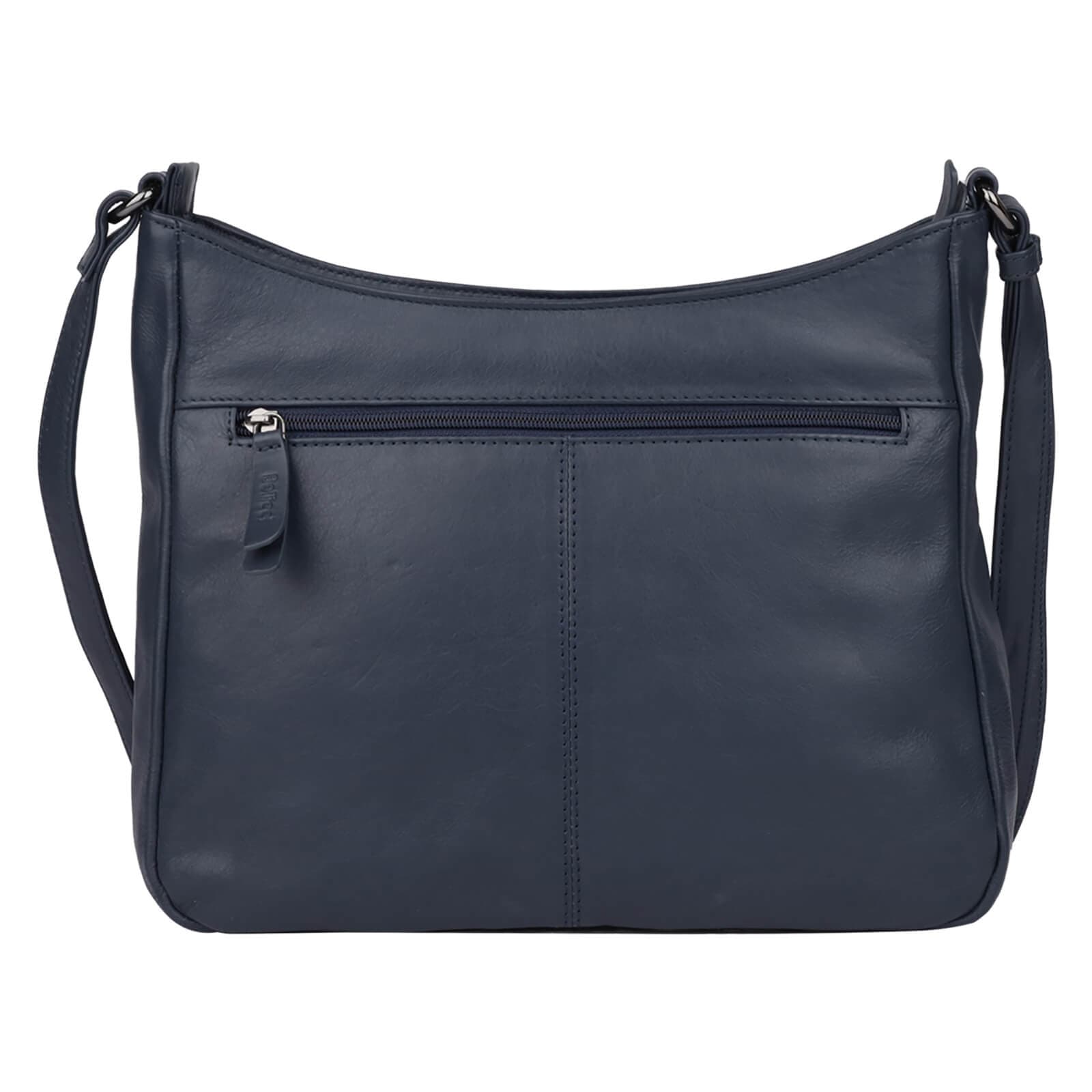 Kožená crossbody kabelka Bellicci Sydney, modrá 3