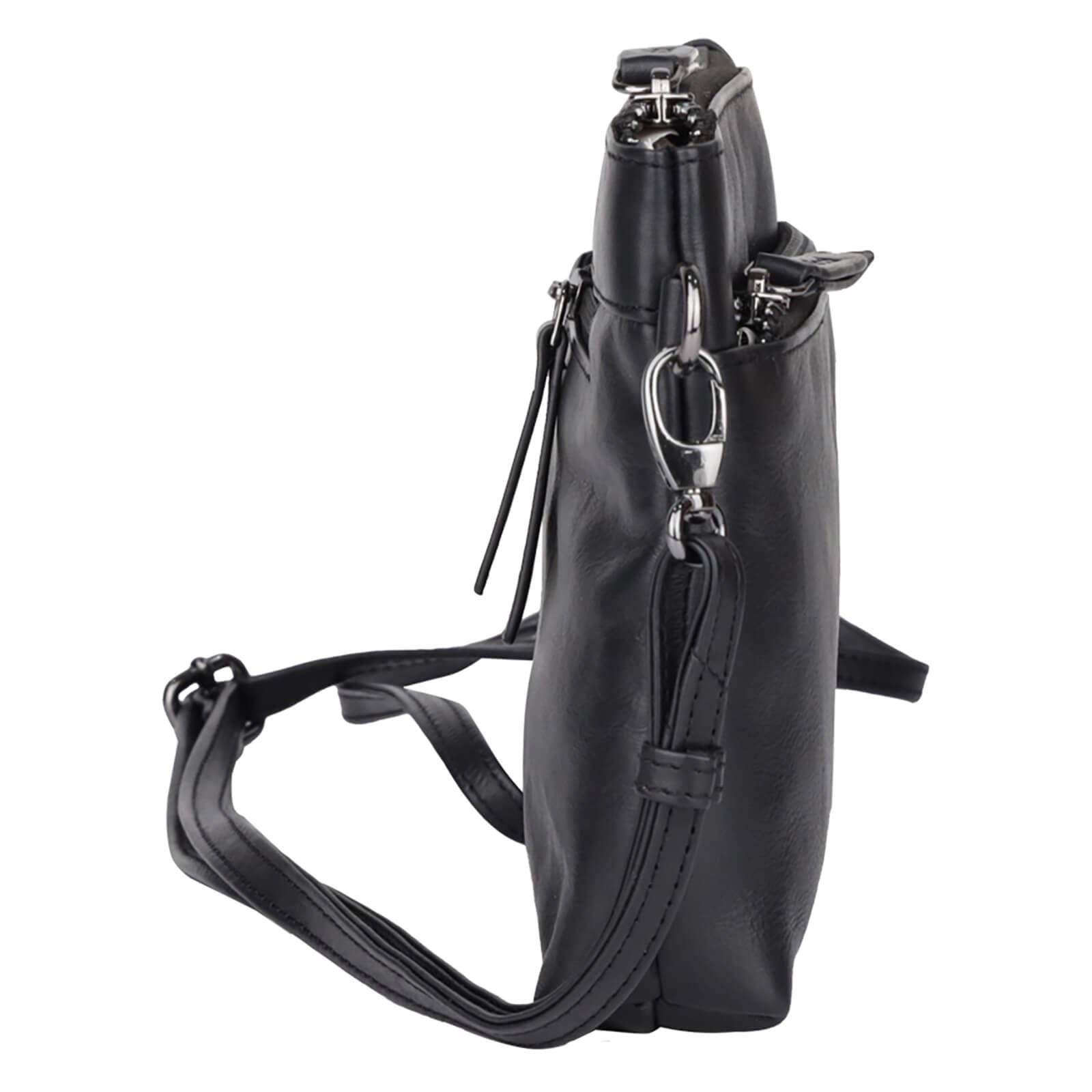 Kožená crossbody kabelka Bellicci Sicilia, černá 5