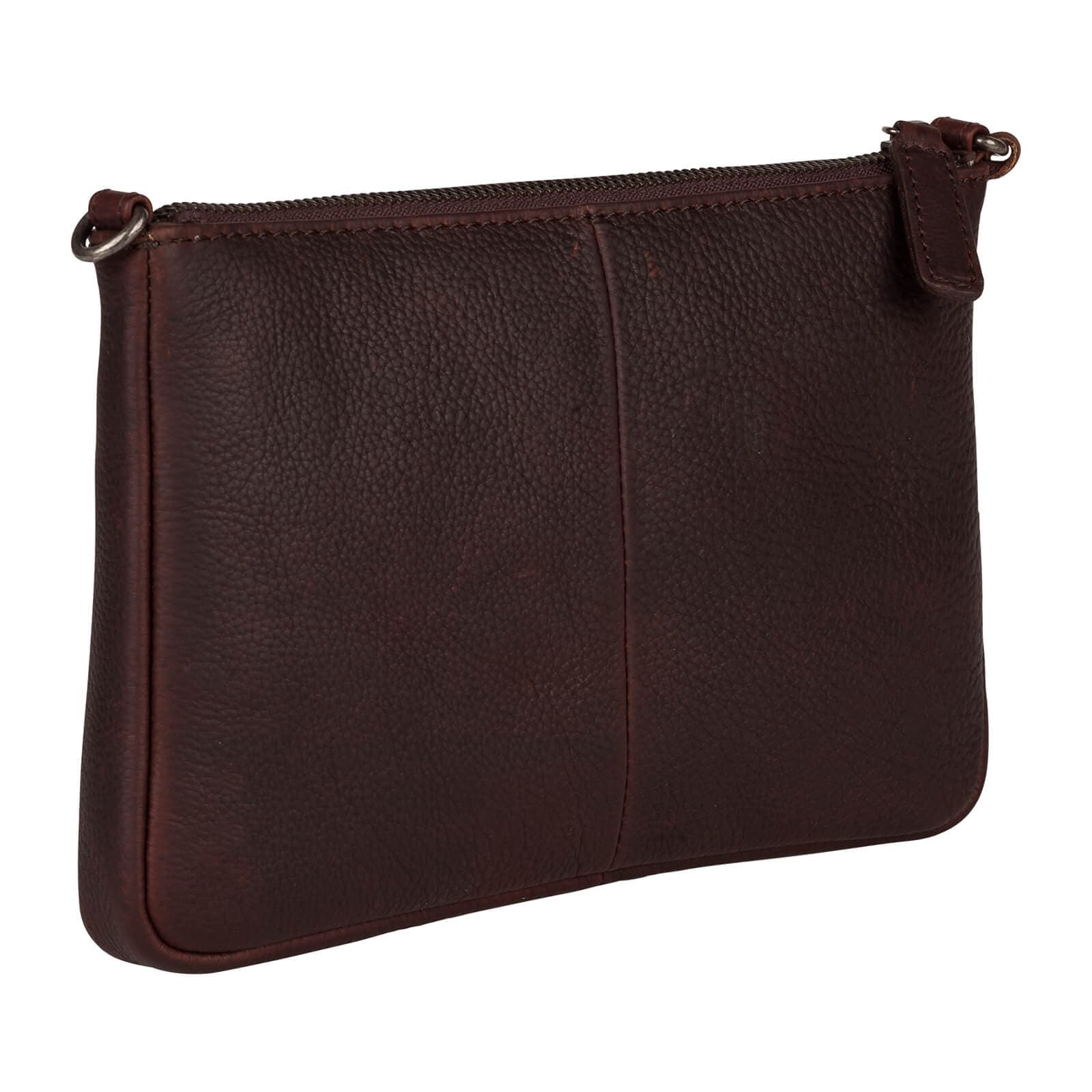 Crossbody kožená kabelka Burkely Linda, hnědá 3