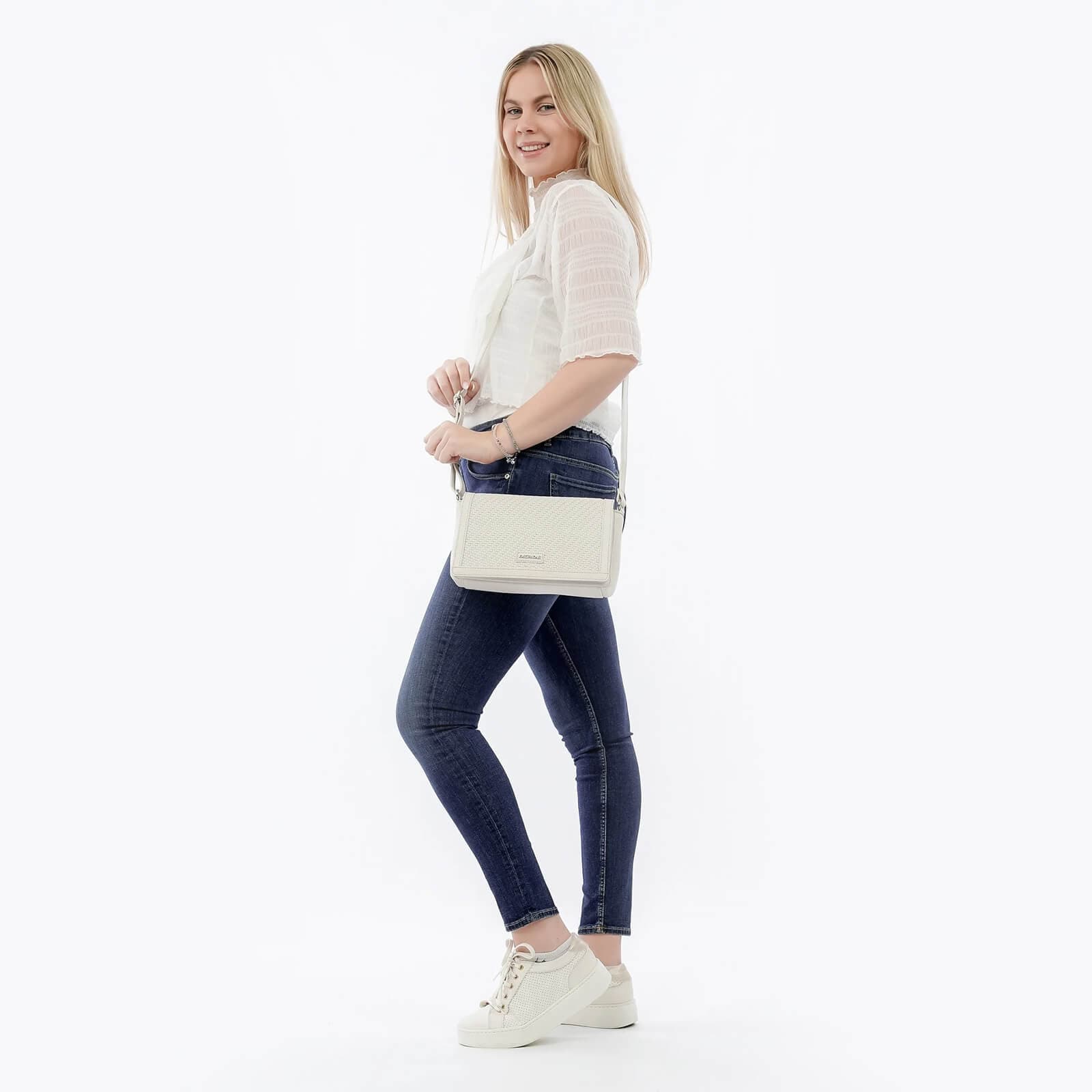 Crossbody kabelka Emily & Noah Beca, šedá 5