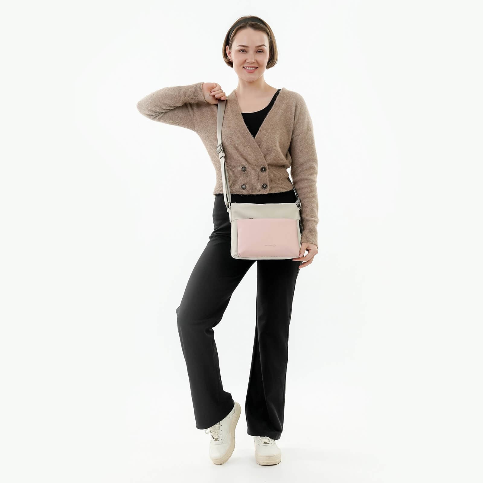 Crossbody kabelka Emily & Noah Kalice, růžová 5