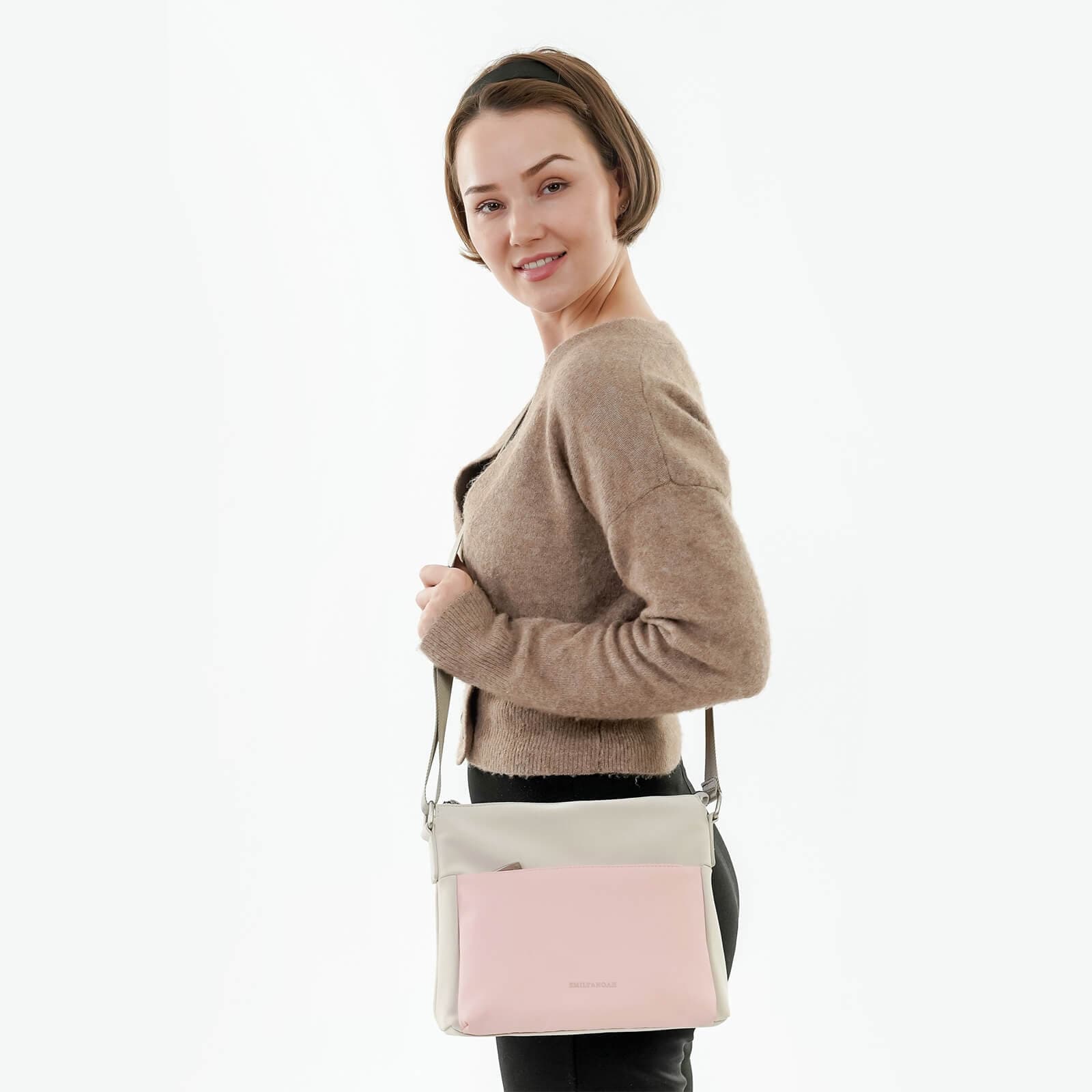 Crossbody kabelka Emily & Noah Kalice, růžová 6