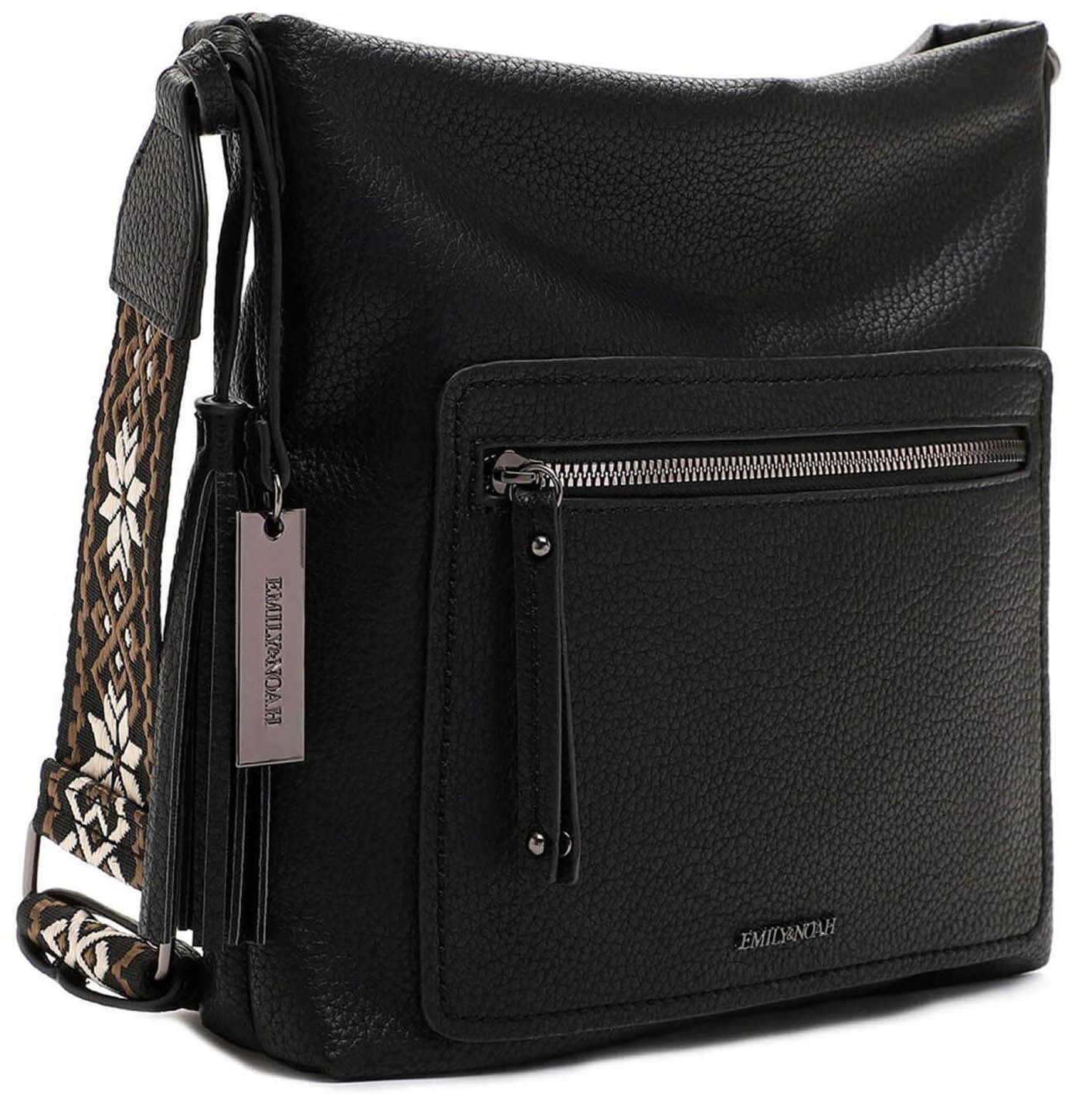 Crossbody kabelka Emily & Noah Mira, černá 2