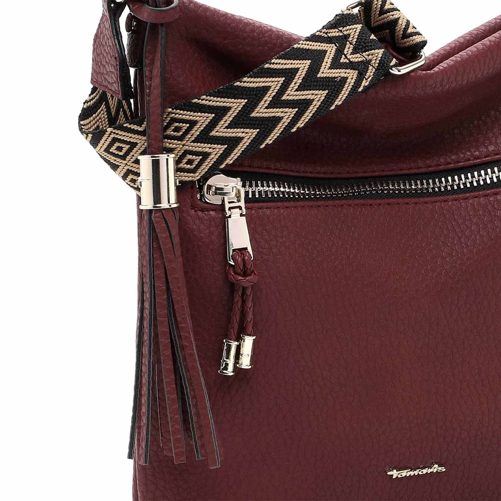 Crossbody kabelka Tamaris Meria, vínová 4