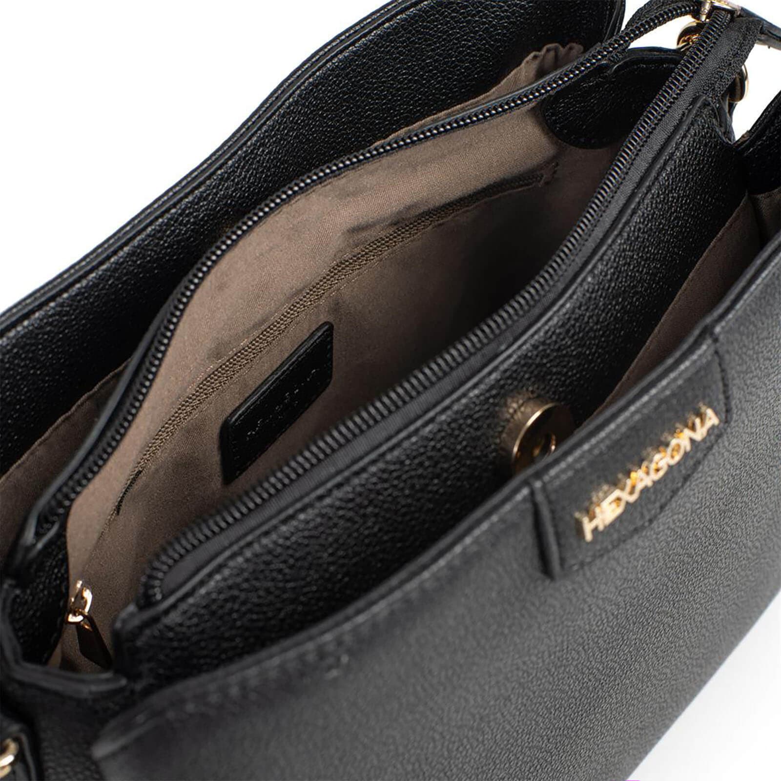 Crossbody kabelka Hexagona Sanna, černá 5