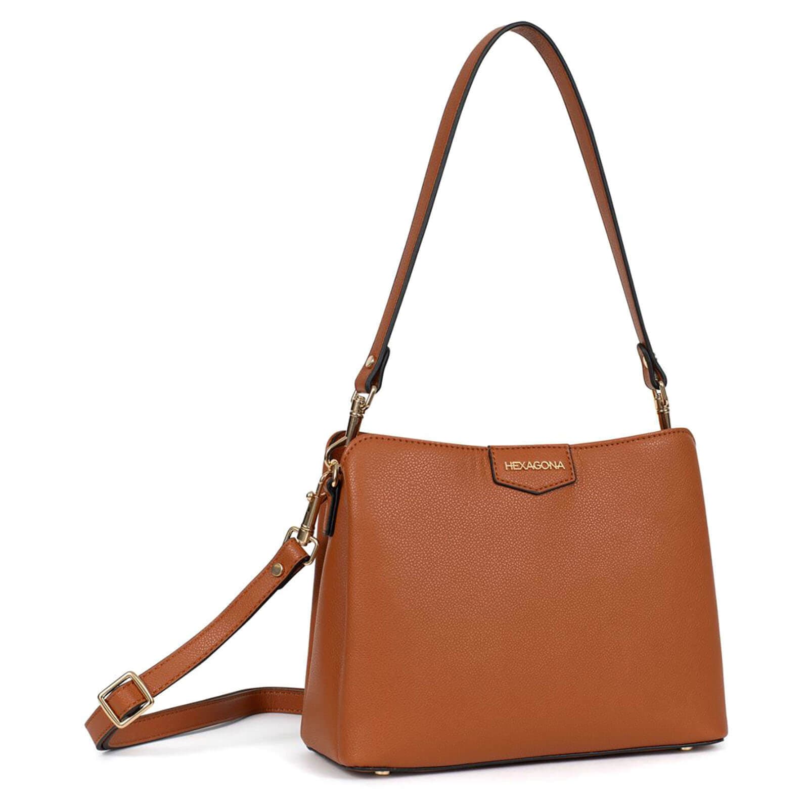 Crossbody kabelka Hexagona Sanna, hnědá 2