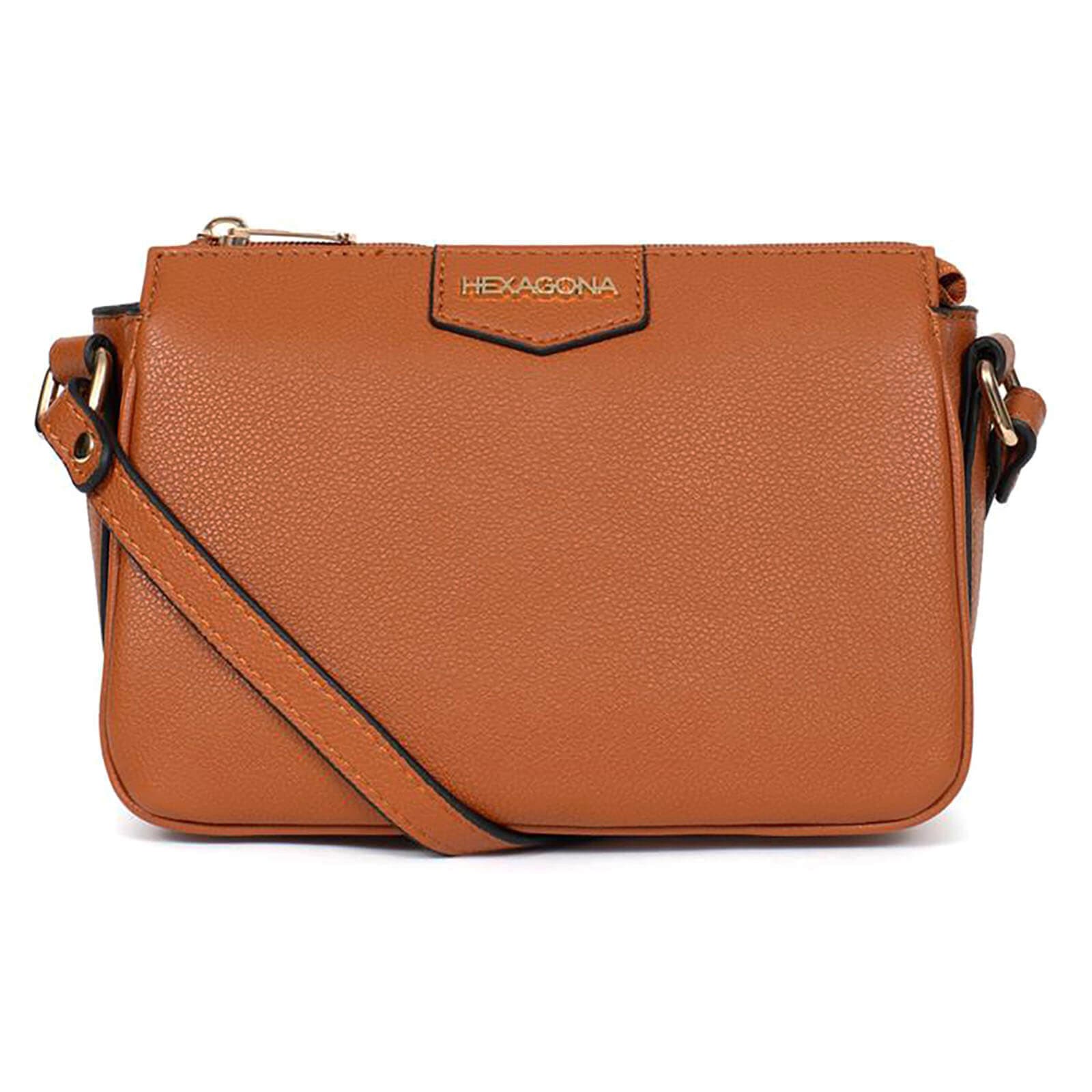 Crossbody kabelka Hexagona Raisa, hnědá