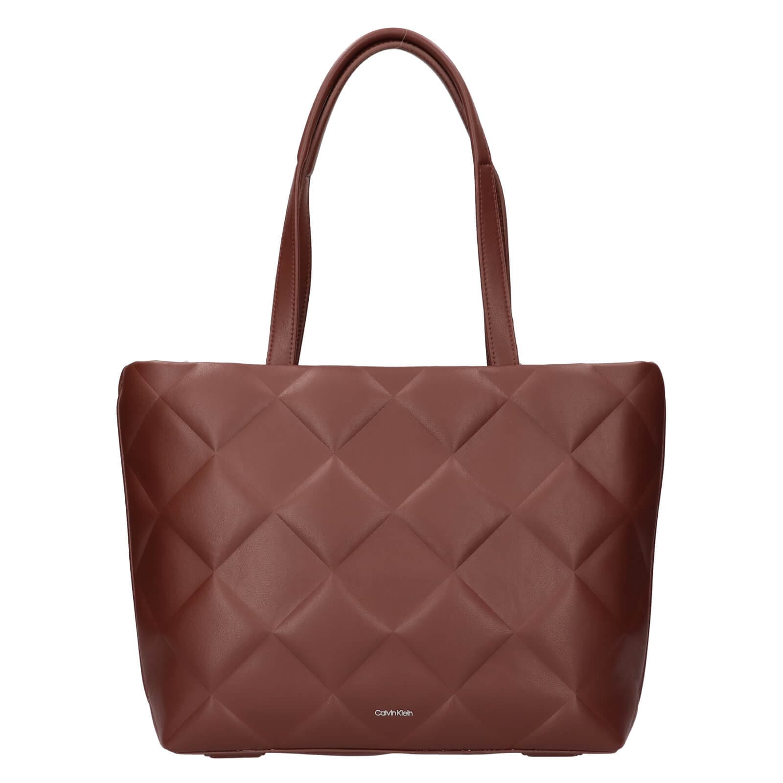 Kabelka Calvin Klein Zaira, hnědá