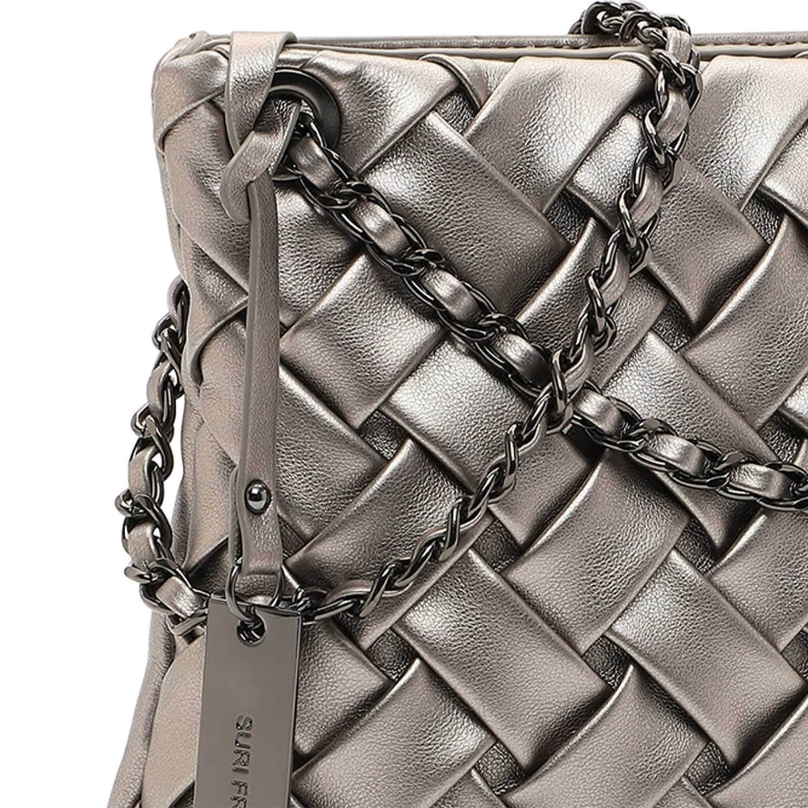 Crossbody Suri Frey Nexia, stříbrná 4