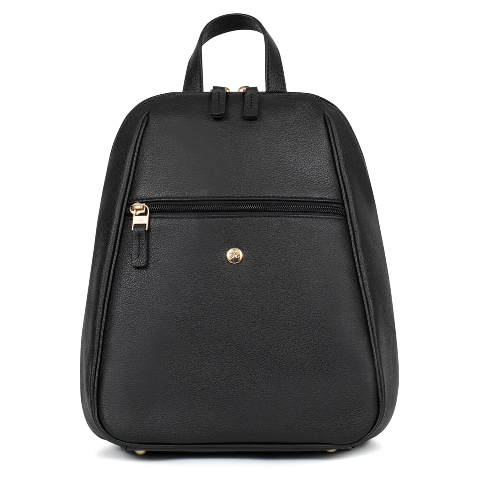 Elegantní kožený batoh Hexagona Luna, černá